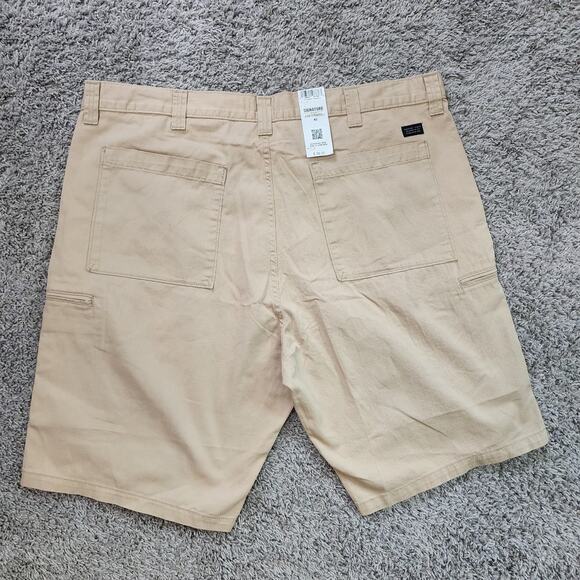 Levis signature gold utility shorts big & tall sz 42 tan new cargo carpenter - Picture 2 of 4